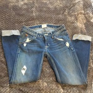 Hudson Bacara Cuffed Jeans Size 24